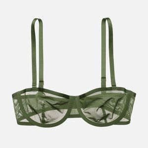 Cuup The Balconette - Mesh, Vine 34E